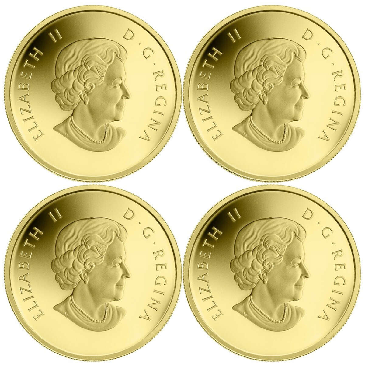 2014 $5 O Canada Series - Pure Gold 4 Coin Set