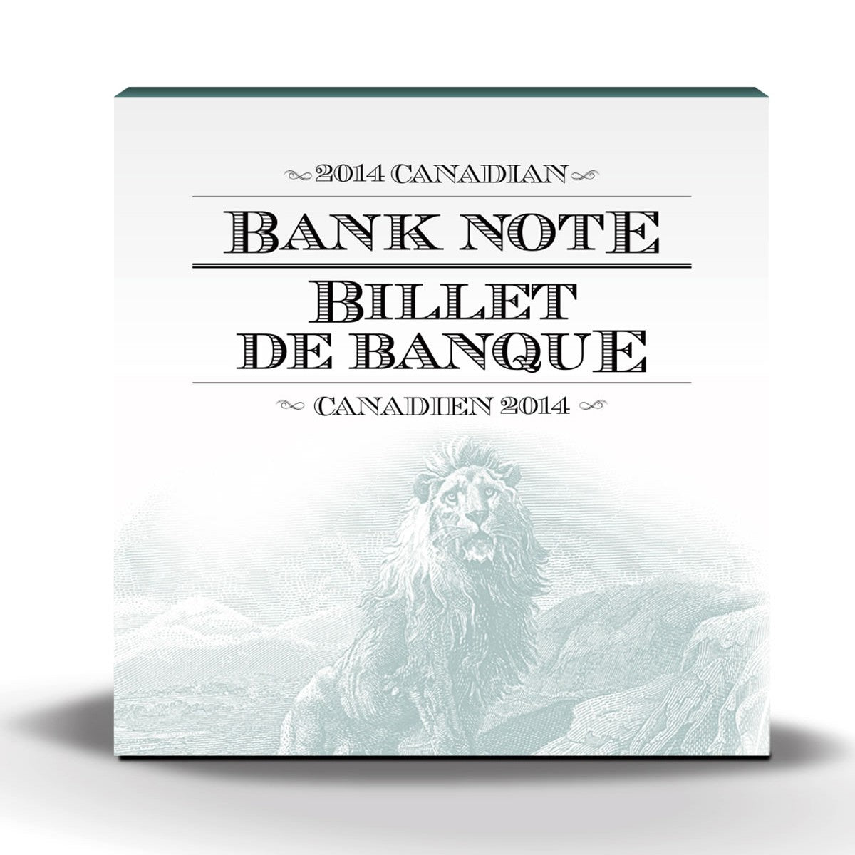2014 $5 Bank Note Series: Lion on the Mountain - Pure Silver Coin