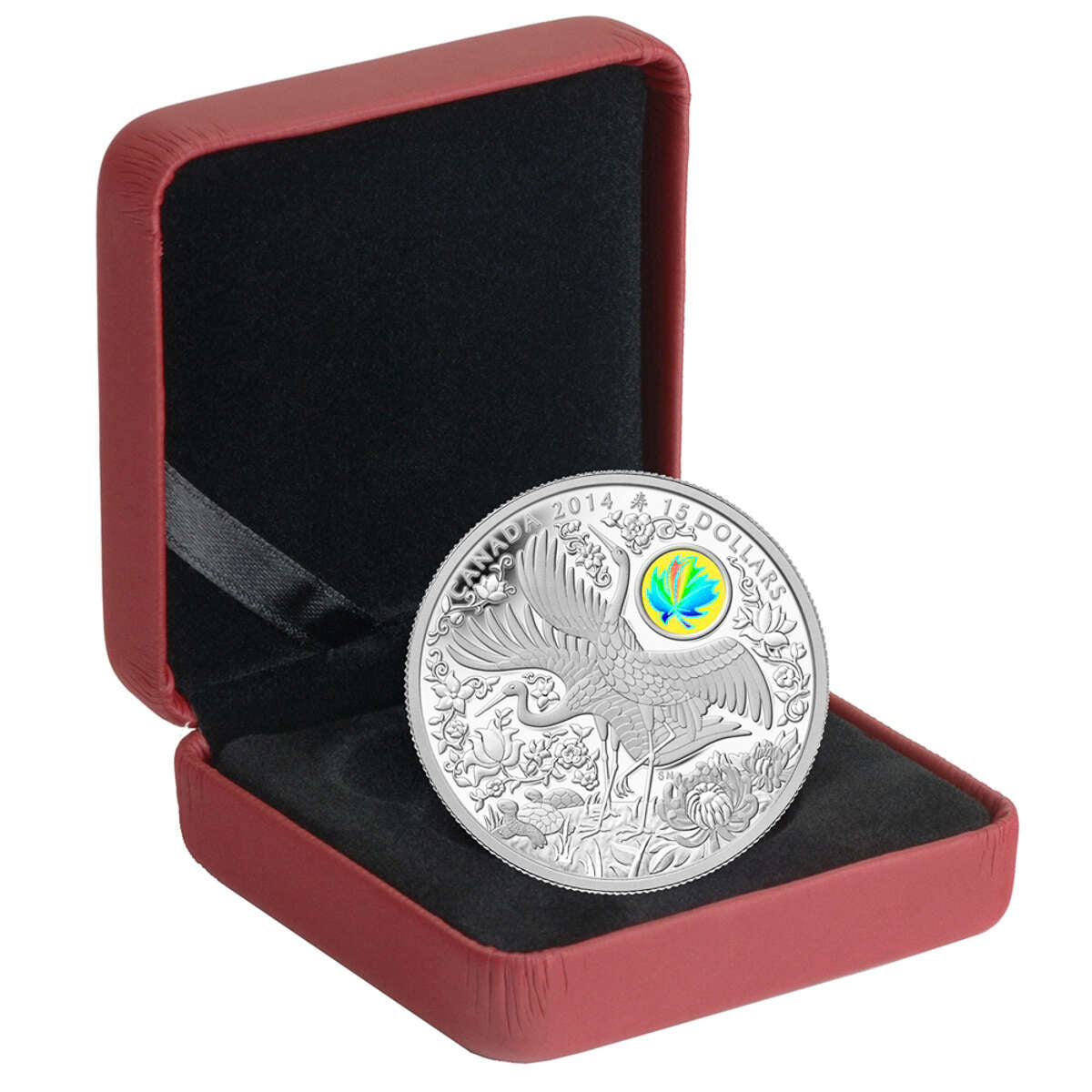 2014 $15 Maple of Longevity - Pure Silver Coin