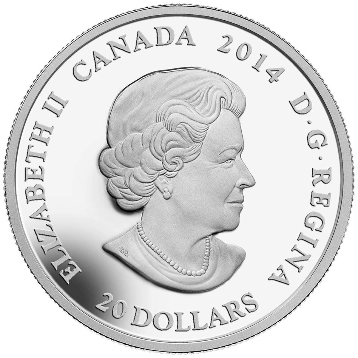 2014 $20 Maple Leaf Impression - Pure Silver Coin