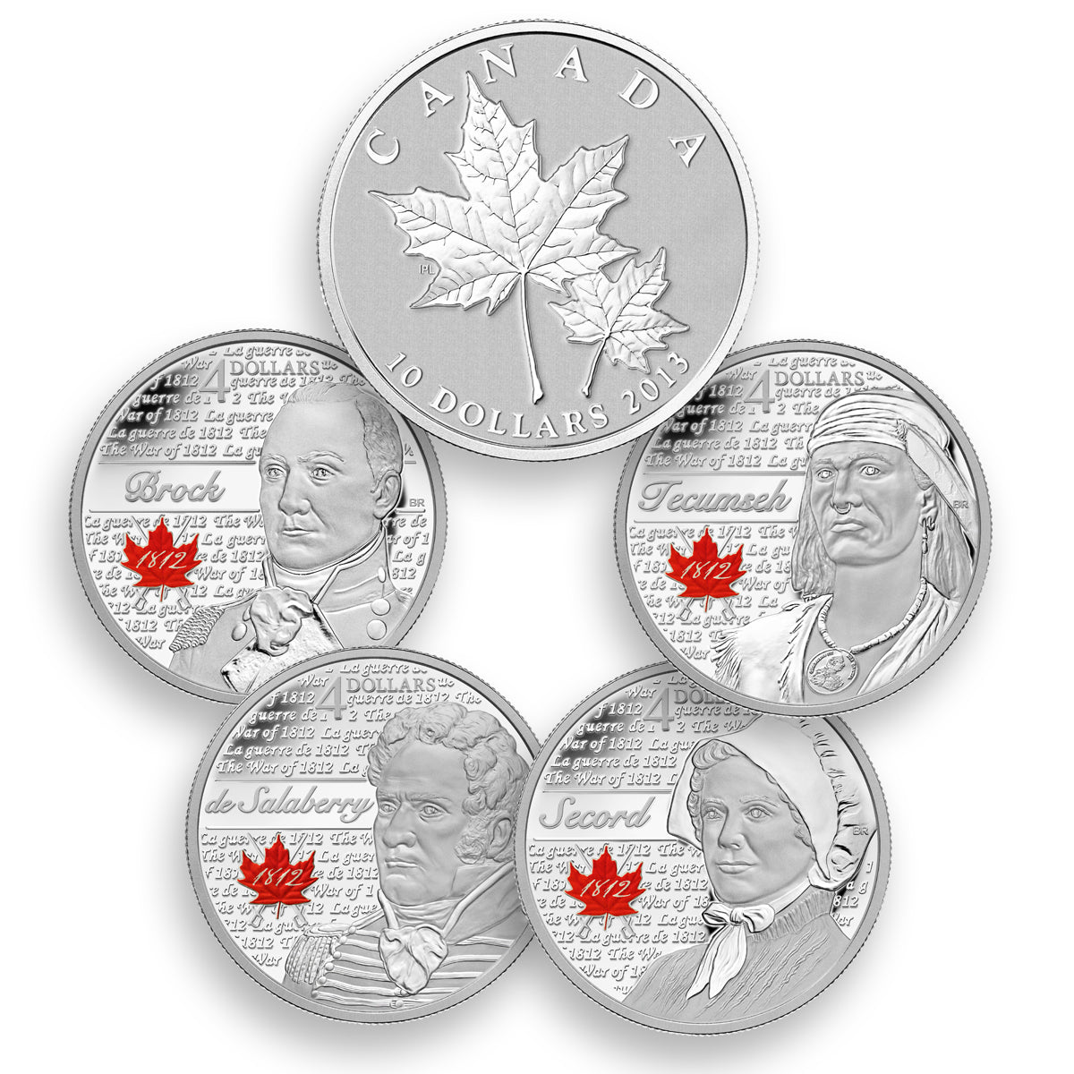 2013 Canadian Icons - Fine Silver Set