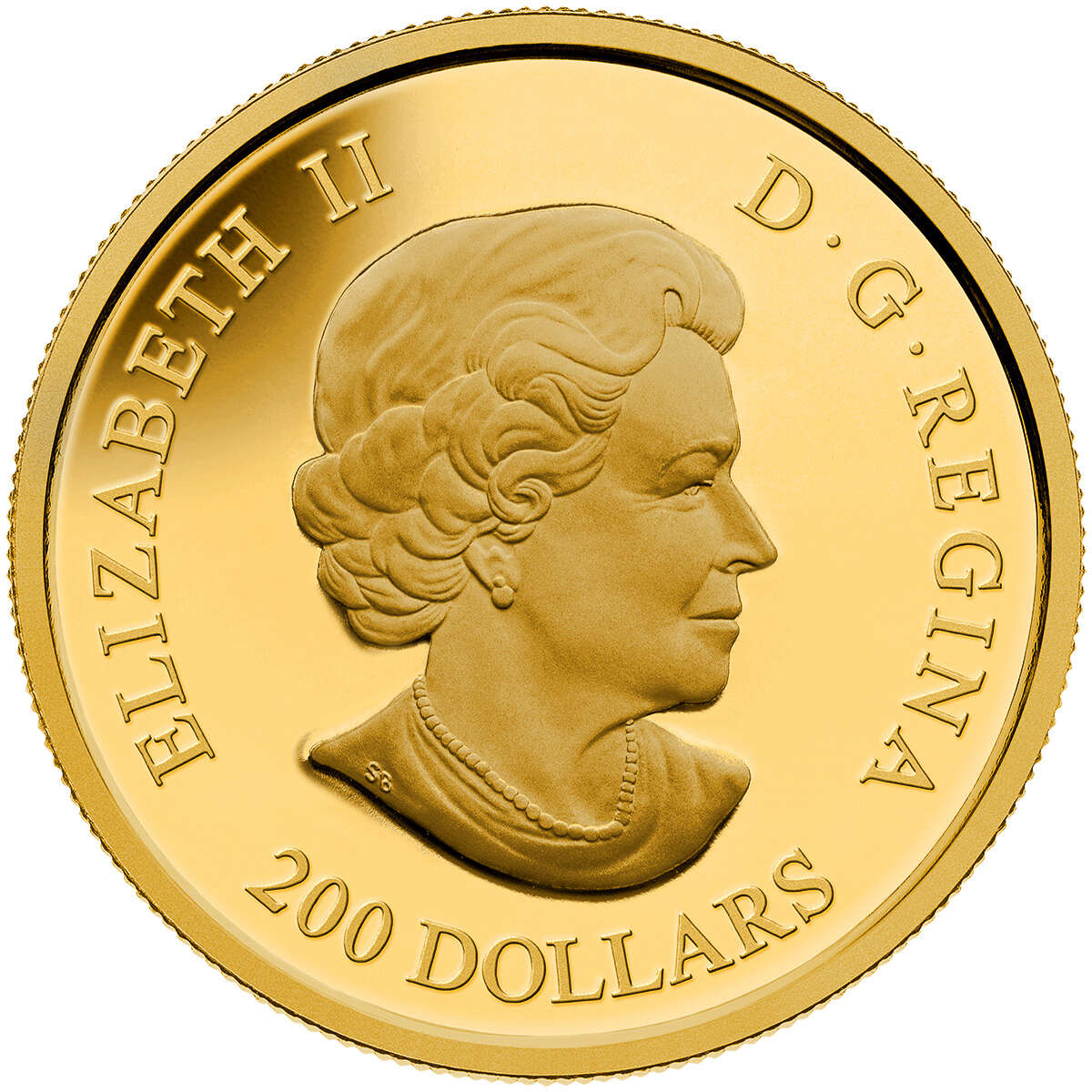 2014 $200 The White-Tailed Deer: Quietly Exploring - Pure Gold Coin