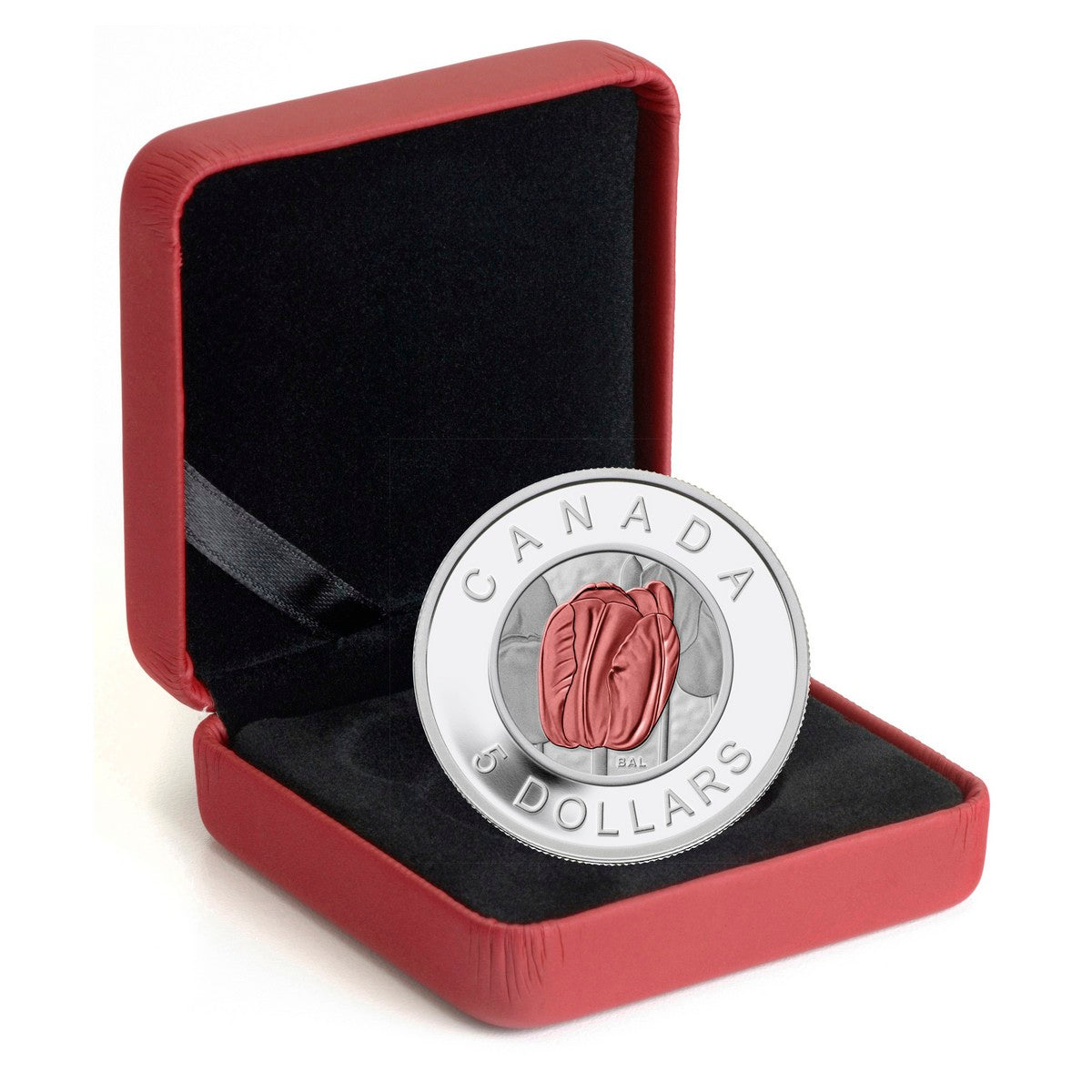 2014 $5 Flowers in Canada: Tulip - Pure Silver Coin