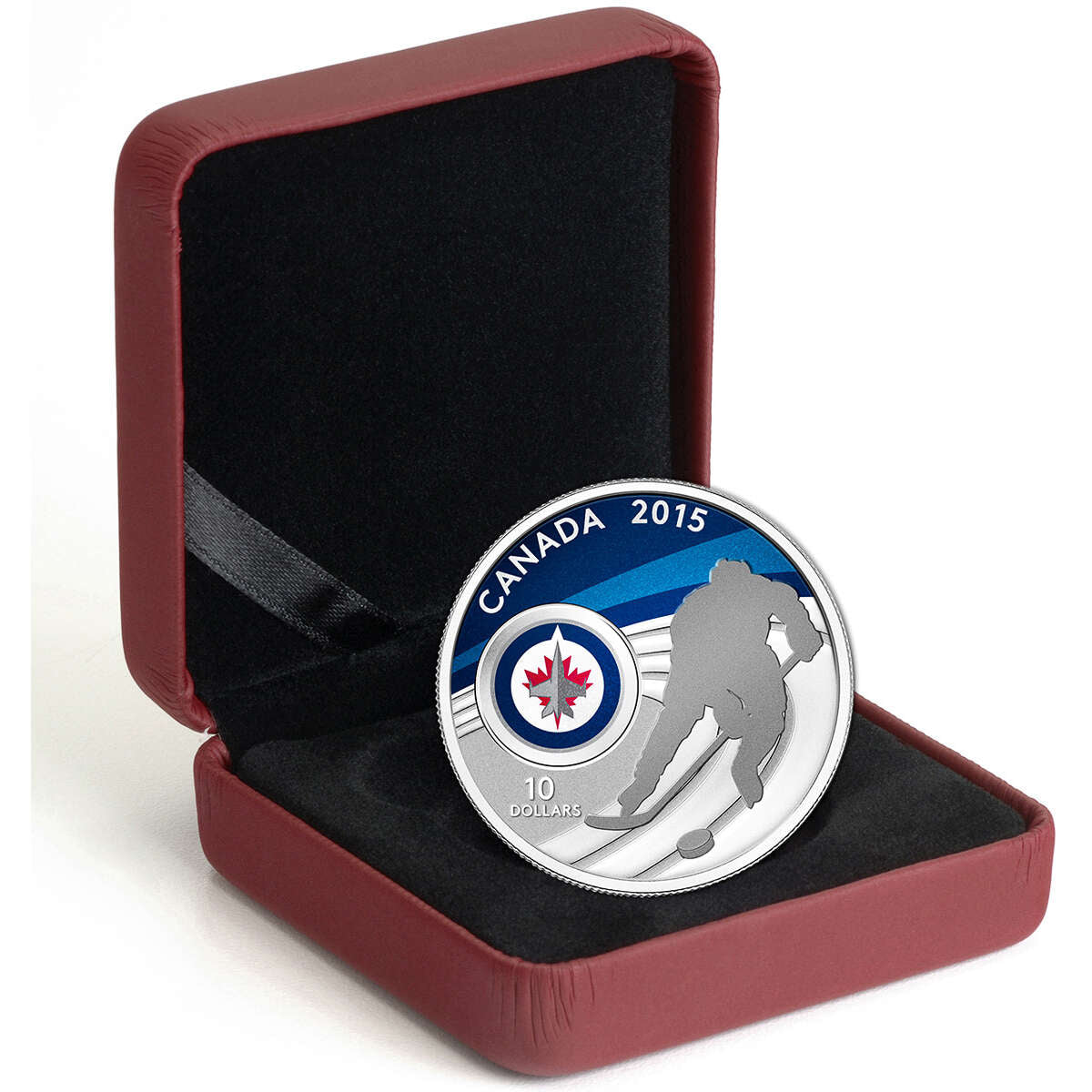 2015 $10 Winnipeg Jets - Pure Silver Coin