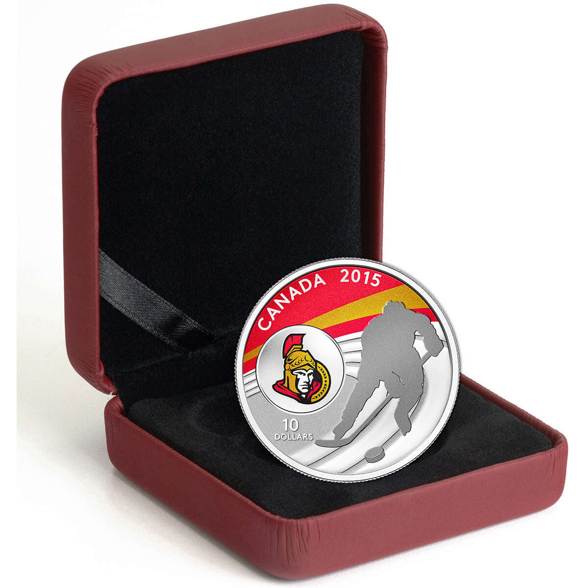 2015 $10 Ottawa Senators - Pure Silver Coin