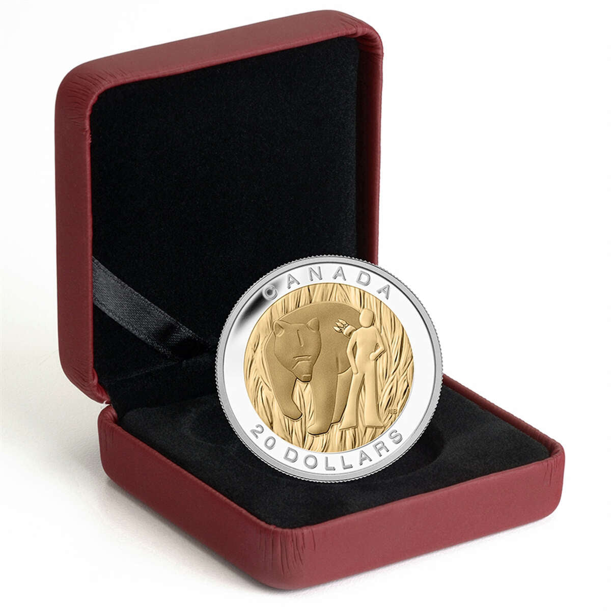 COCO.s様　撤去冠　除去冠　セミプレ　メタルボンド 2014 $20 The Seven Sacred Teachings: Courage - Pure Silver Coin