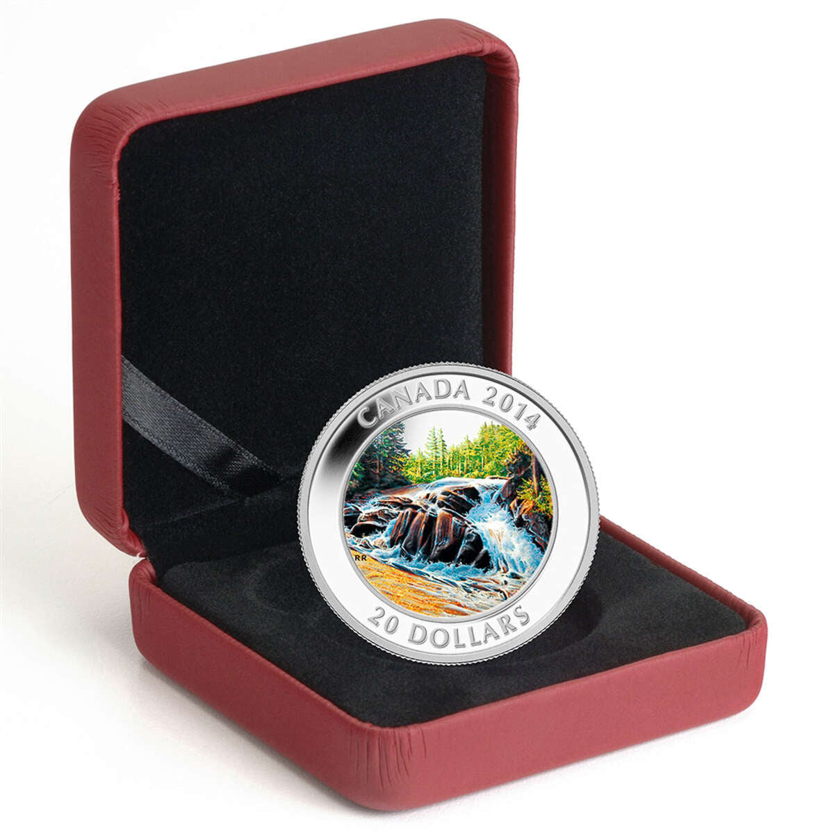 2014 $20 River Rapids - Pure Silver Coin