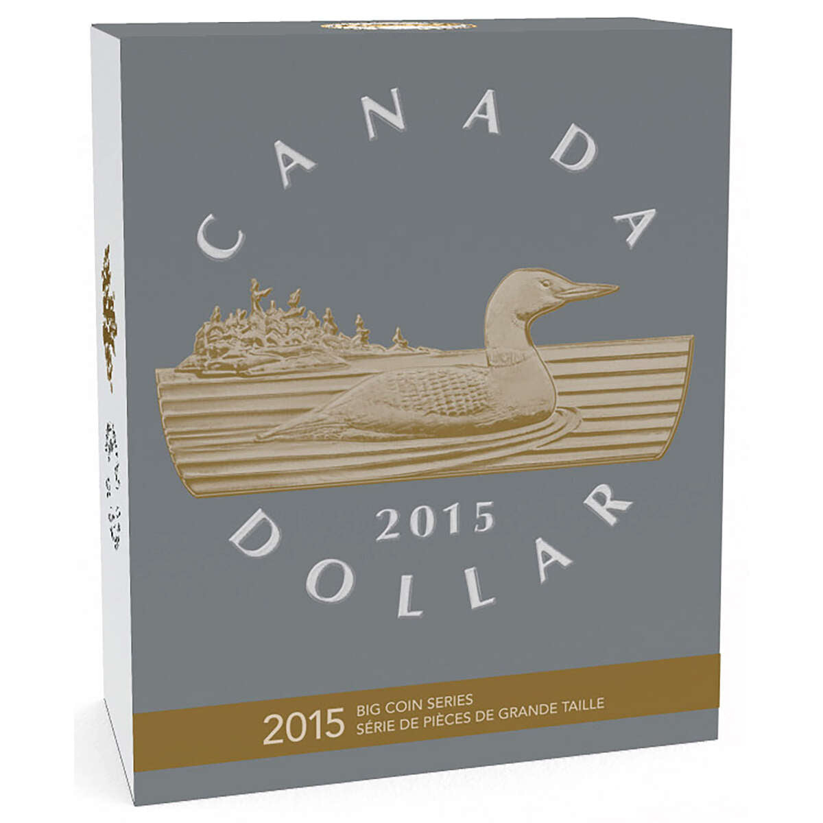 2015 $1 Big Coin Series: Loon - 5 oz. Pure Silver Coin