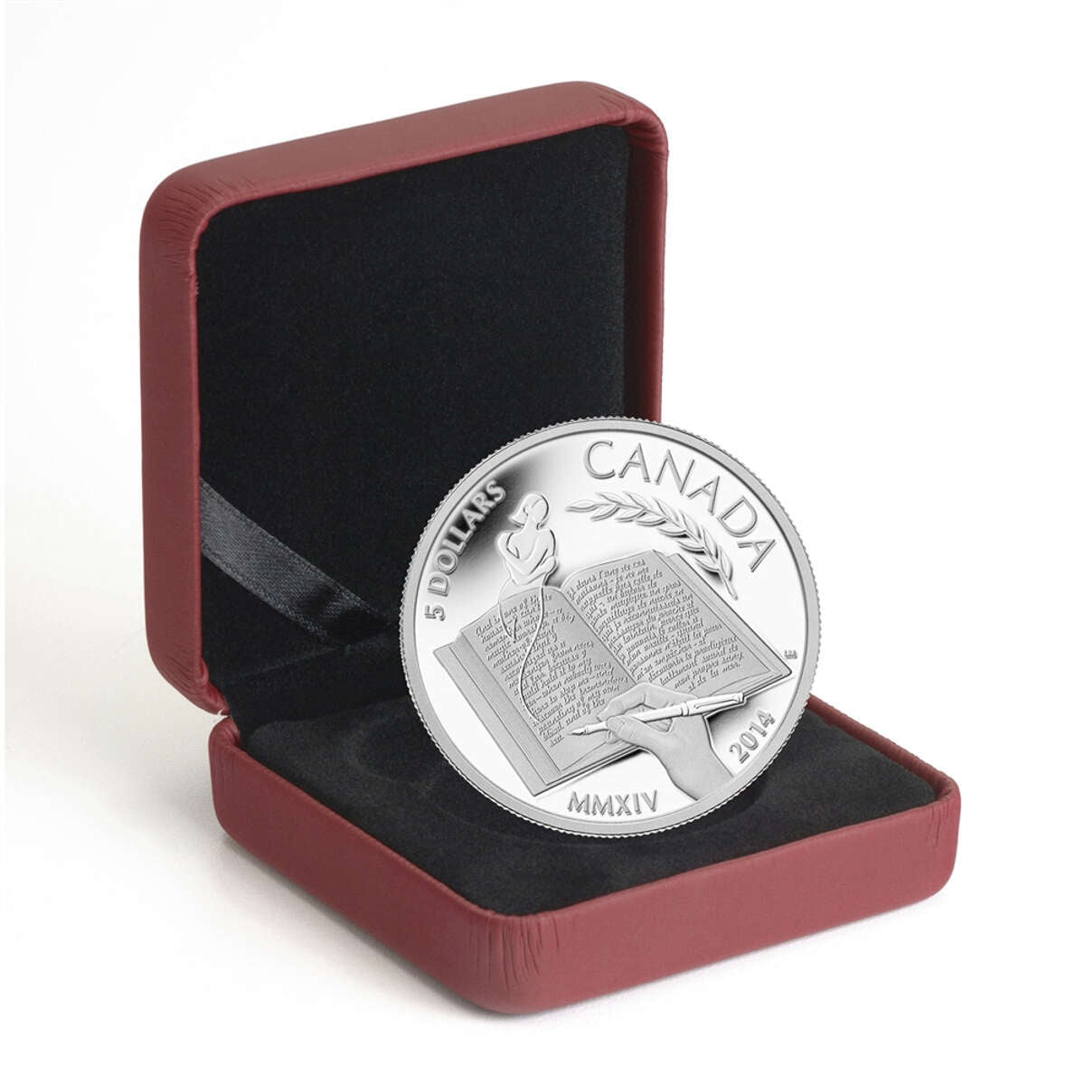 2014 $5 Alice Munro - Pure Silver Coin