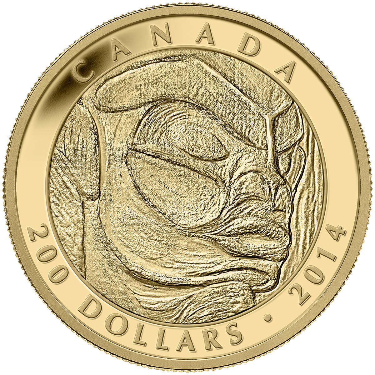 2014 Emily Carr - Three-Coin Set ($20 Silver, $200 Gold, $300 Platinum