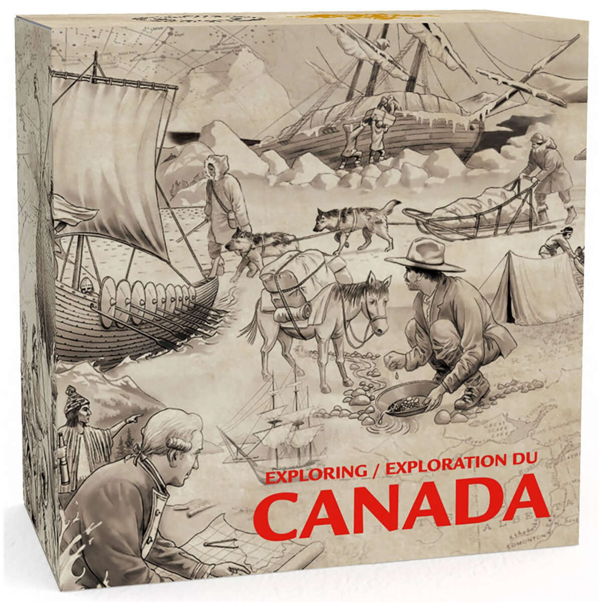 2014 $15 Exploring Canada: The Gold Rush - Pure Silver Coin