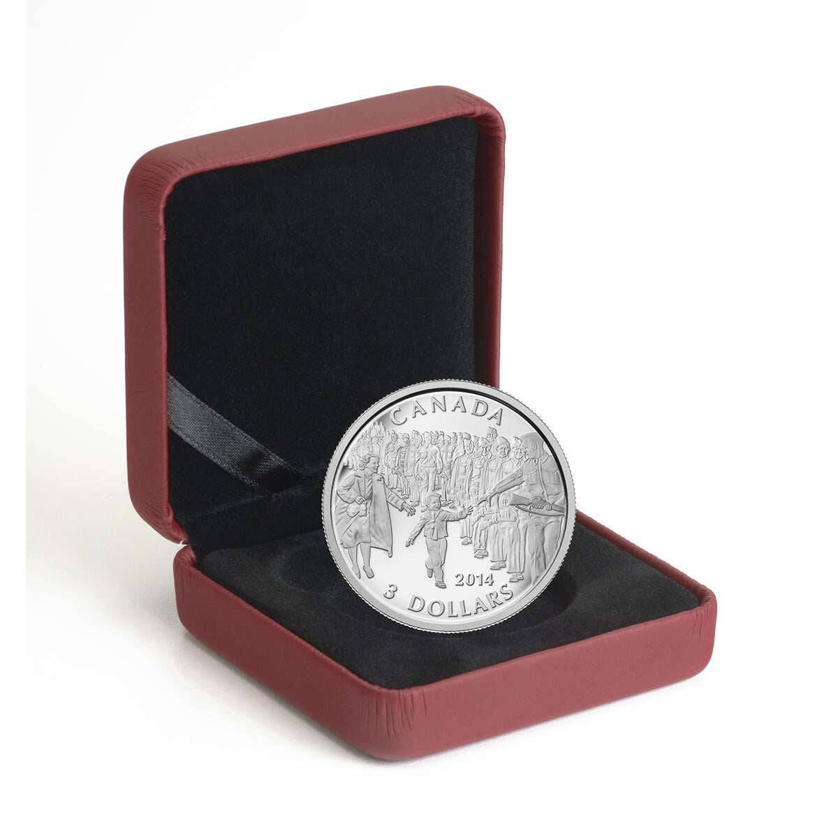 2014 $3 Wait for me, Daddy - Pure Silver Coin