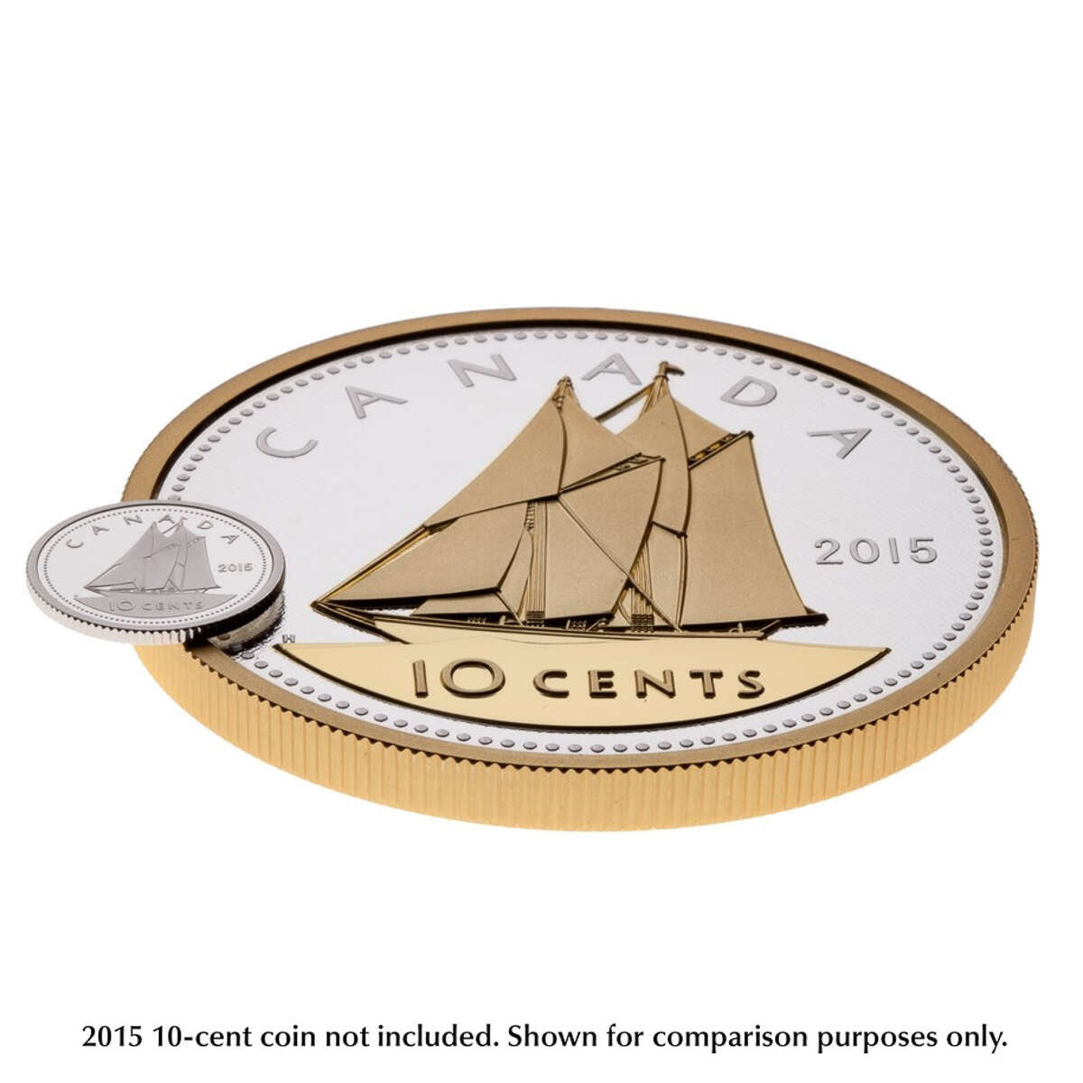 2015 10c Big Coin Series: Bluenose - 5 oz. Pure Silver