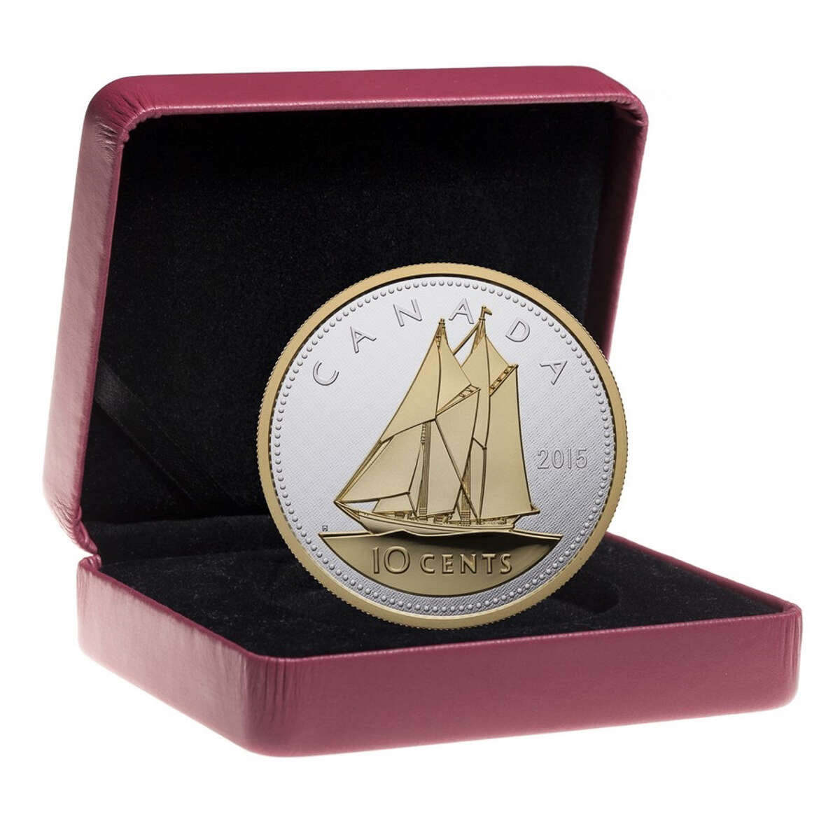 2015 10c Big Coin Series: Bluenose - 5 oz. Pure Silver