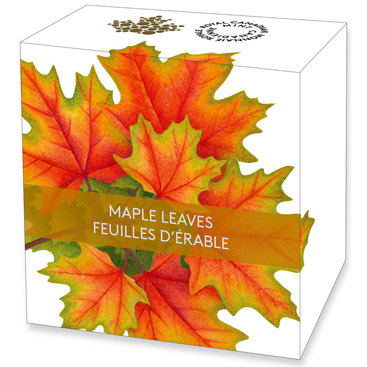 2014 $20 Maple Leaves - Pure Silver Glow-in-the Dark Coin