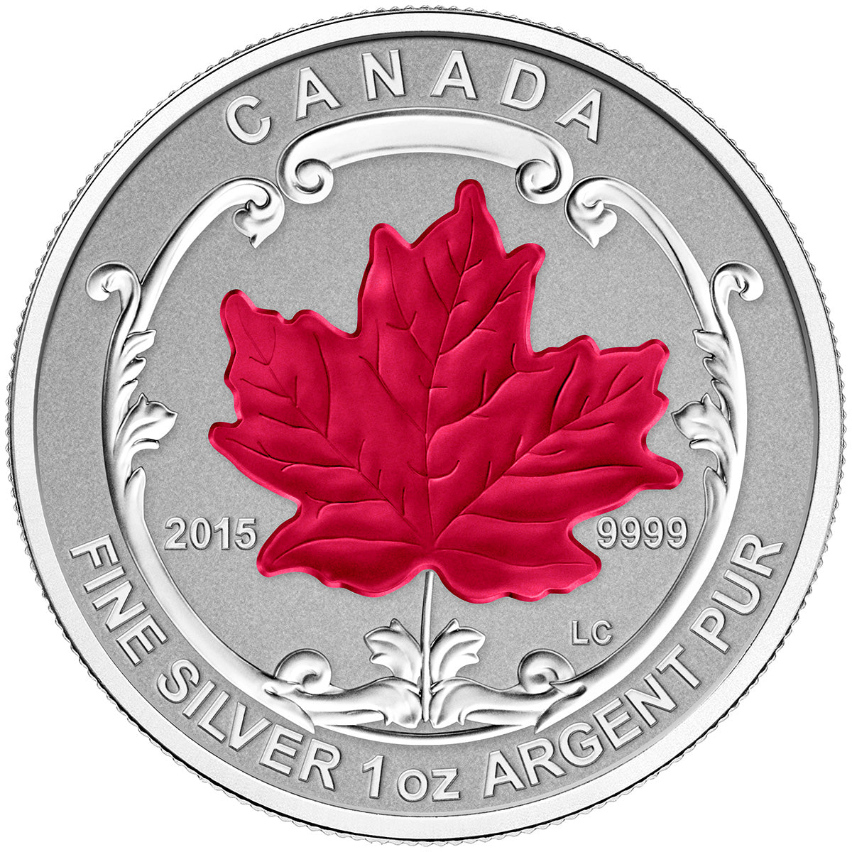 2015 The Maple Leaf - Pure Silver Fractional Set