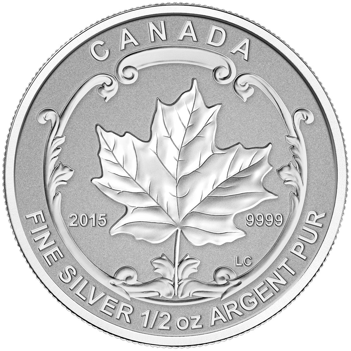 2015 The Maple Leaf - Pure Silver Fractional Set