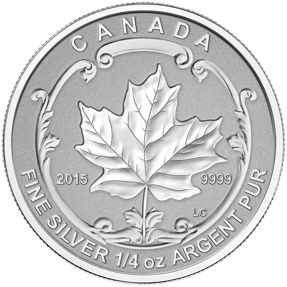 2015 The Maple Leaf - Pure Silver Fractional Set