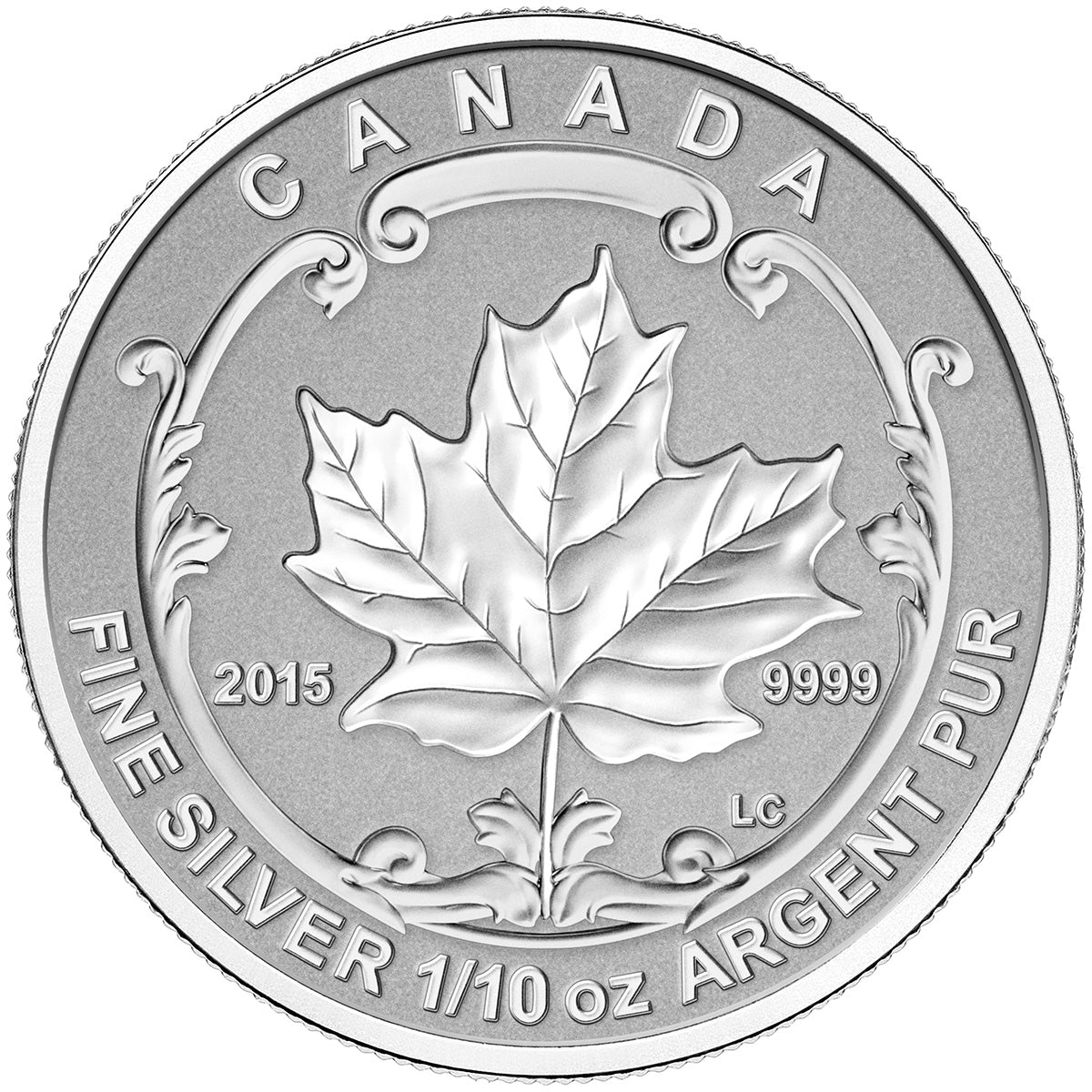 2015 The Maple Leaf - Pure Silver Fractional Set