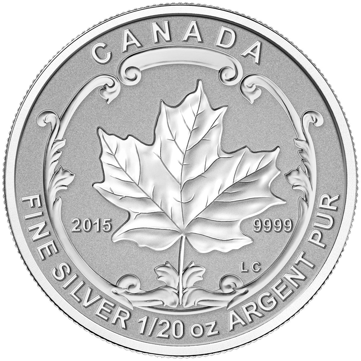 2015 The Maple Leaf - Pure Silver Fractional Set