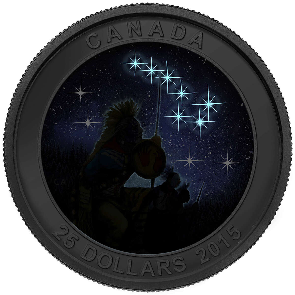 2015 $25 Star Charts: The Quest - Pure Silver Coin <i>(No Sleeve)</i>