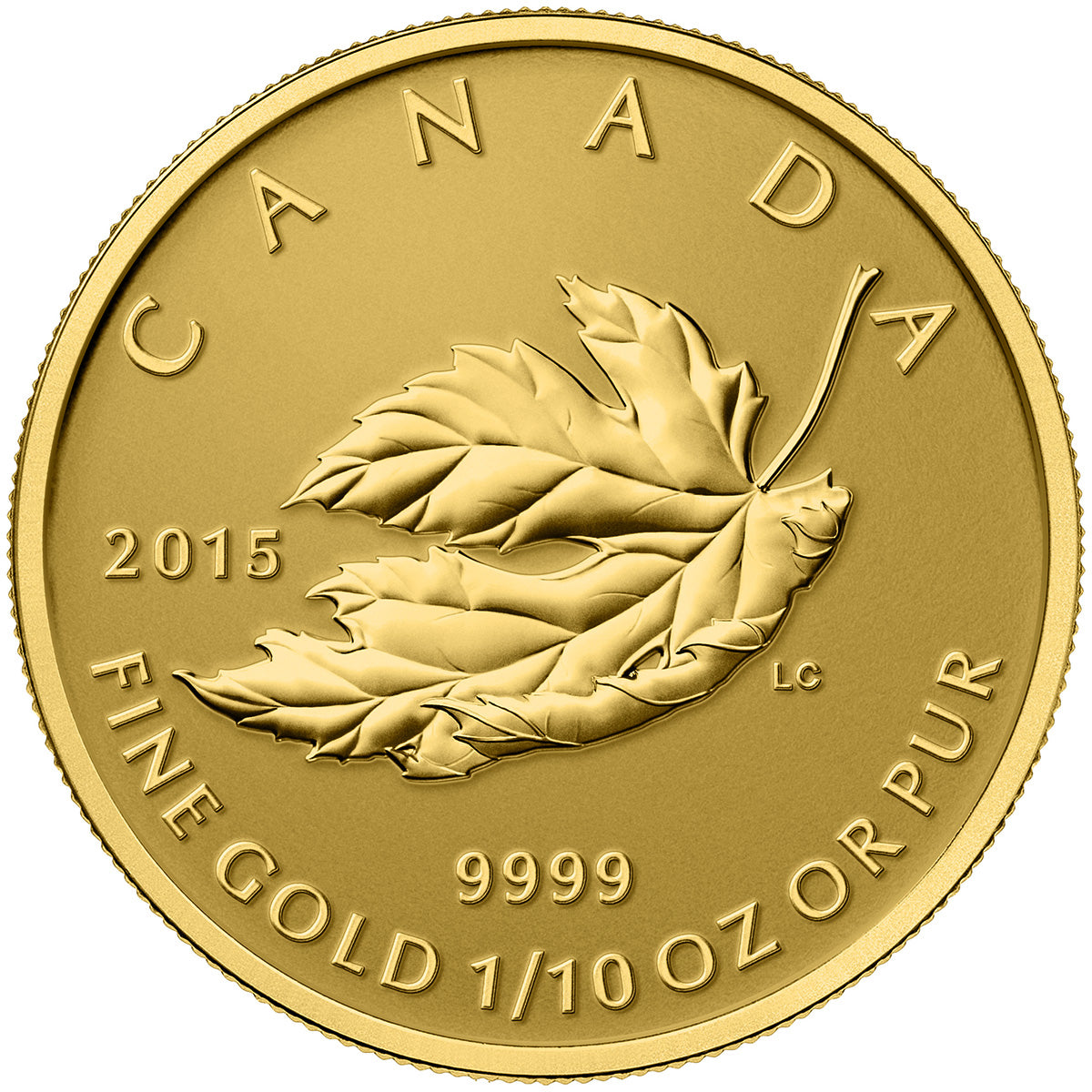 2015 The Maple Leaf - Pure Gold Fractional Set