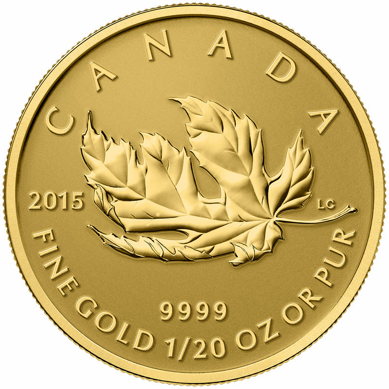 2015 The Maple Leaf - Pure Gold Fractional Set