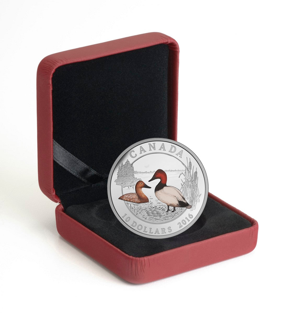 2016 $10 Ducks of Canada: Canvasback - Pure Silver Coin