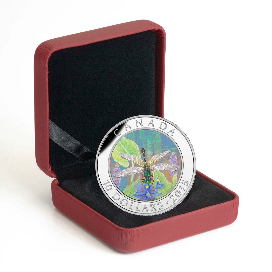 2015 $10 Dragonfly: Pygmy Snaketail - Pure Silver Coin