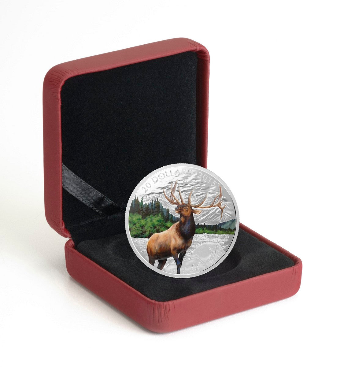 2015 $20 Majestic Elk - Pure Silver Coin