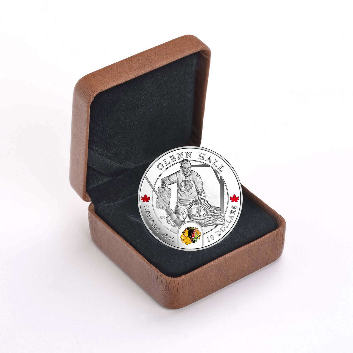 2015 $10 Goalies: Glenn Hall - Pure Silver Coin