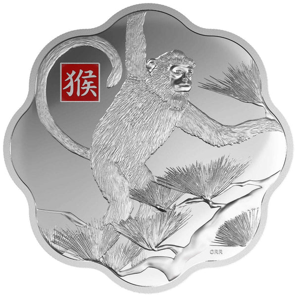 2016 $250 Lunar Lotus Year of the Monkey - Pure Silver Kilo Coin Default Title