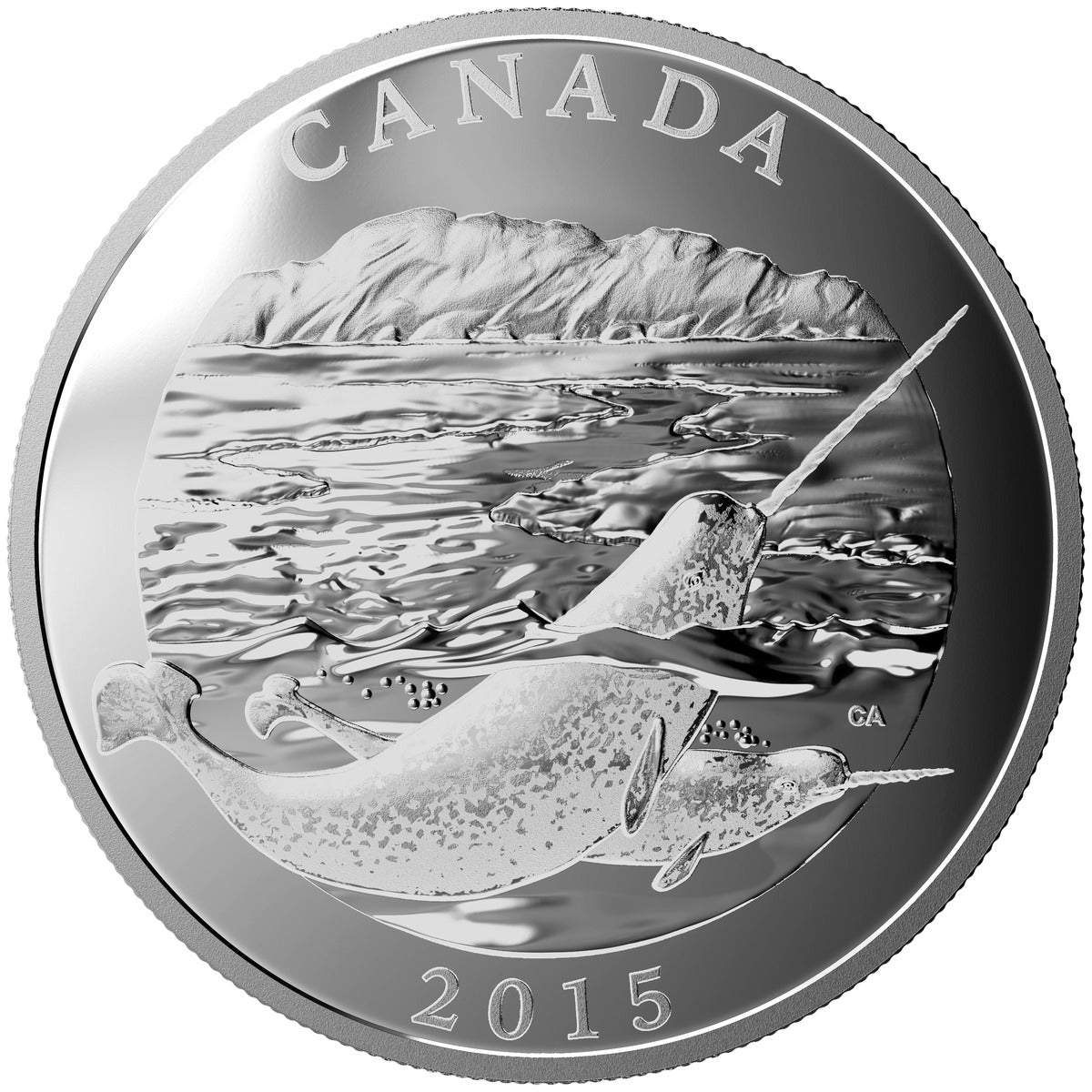 2015 $125 Conservation Series - 15 oz. Pure Silver 3 Coin Set in Displ