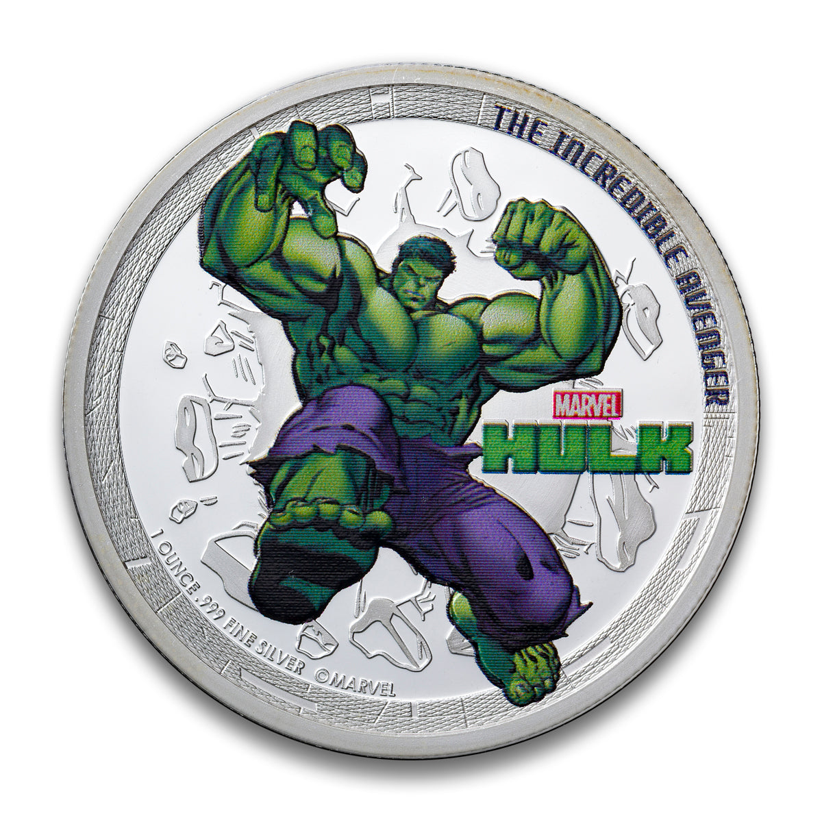 2014 $2 The Avengers - 1 oz Pure Silver 4-Coin Set