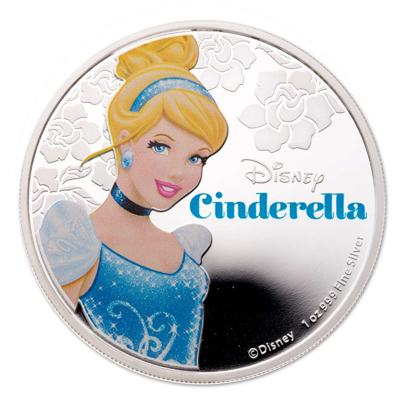 2015 $2 Disney Princess: Cinderella - Pure Silver Coin