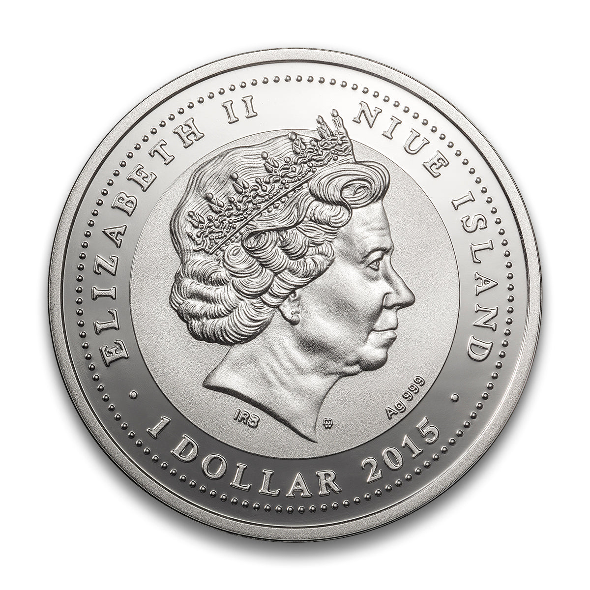 2015 $1 Endangered Animal Species: Amur Leopard - Pure Silver Coin