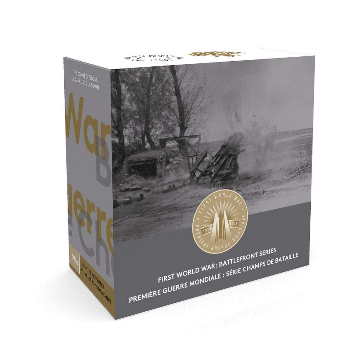 2016 $20 First World War: Battlefront Series - The Somme Offensive - Pure Silver Coin