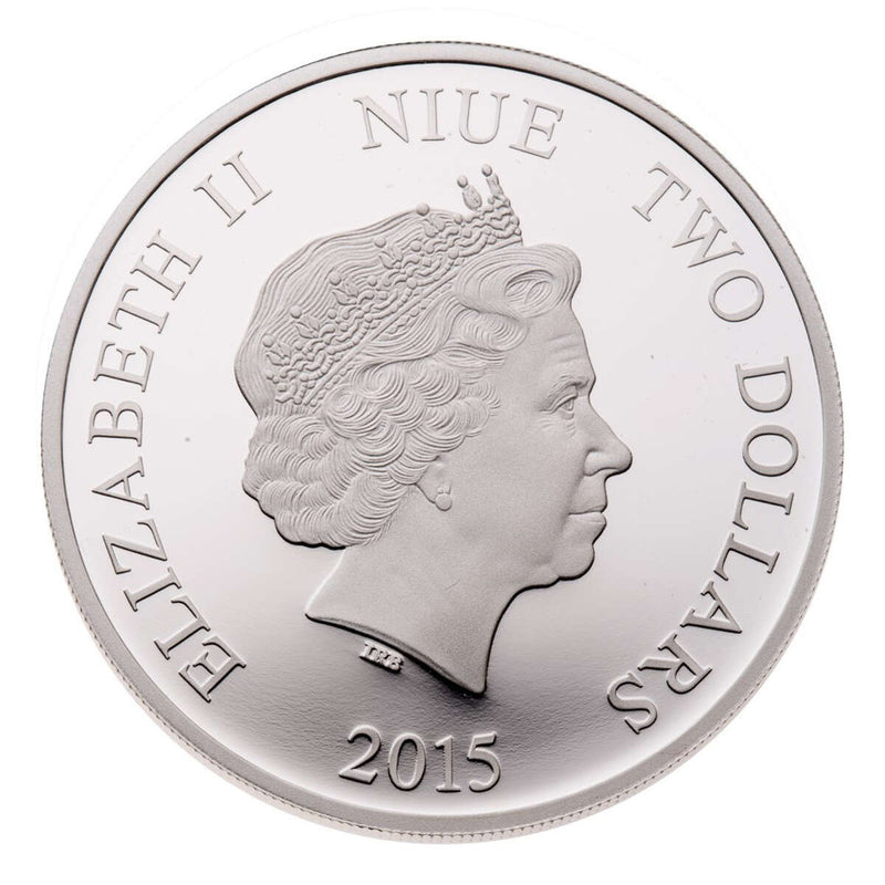 2015 $2 Disney Princess Ariel - Pure Silver Coin