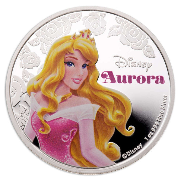 2015 $2 Disney Princess Aurora - Pure Silver Coin
