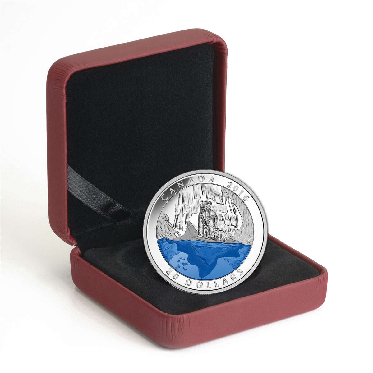 2016 $20 Iconic Canada: The Polar Bear - Pure Silver Coin