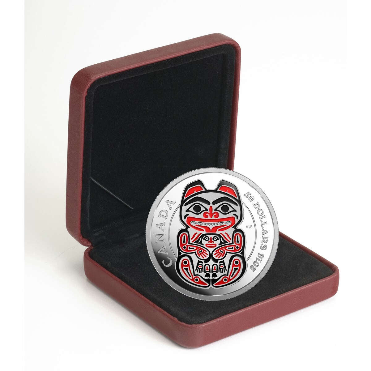2016 $50 Mythical Realms of the Haida Series: The Bear - 5-oz. Pure Silver Coin