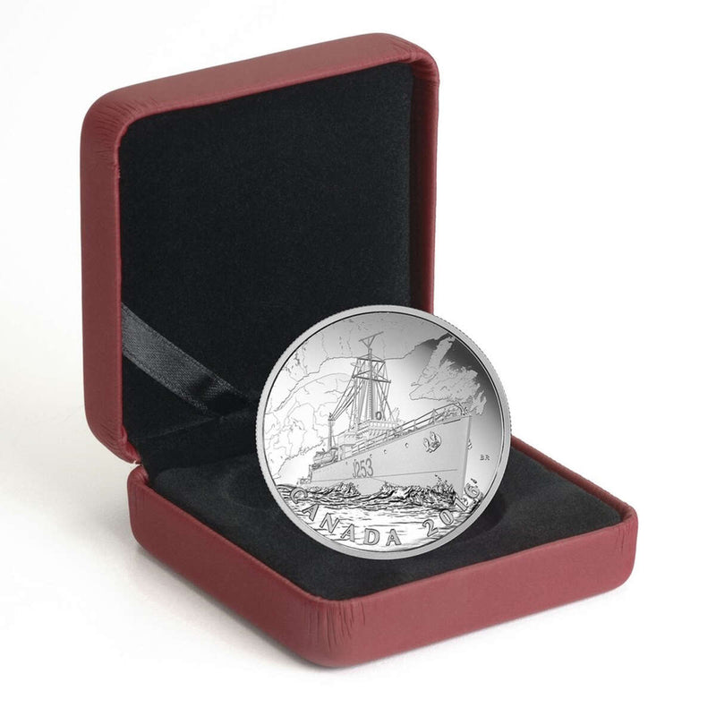 2016 $20 The Canadian Home Front: Patrol Against U-Boats - Pure Silver Coin