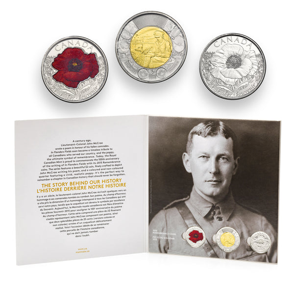 2015 Remembrance Collector Card: In Flanders Fields and Poppy
