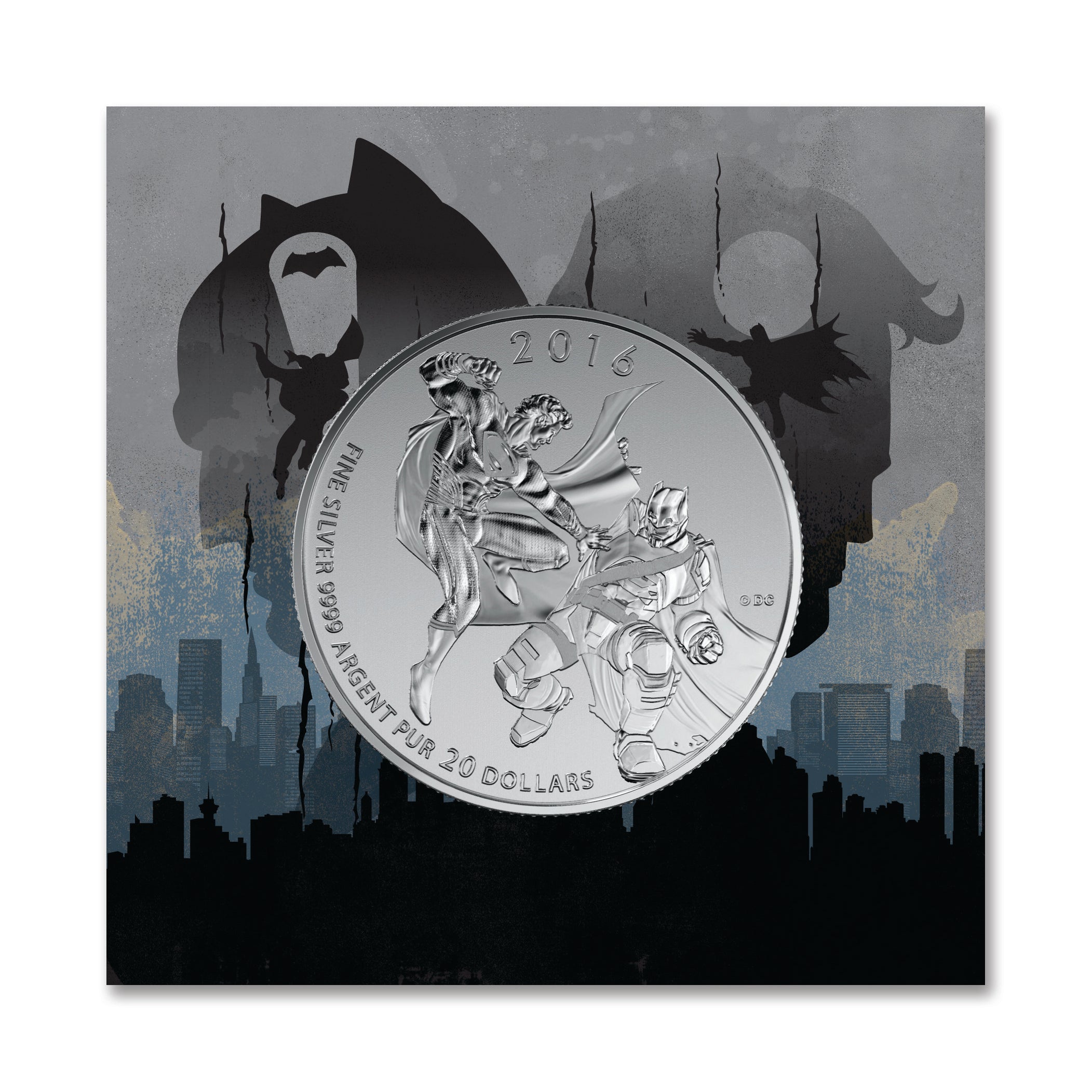 2016 $20 for $20 <i>Batman v Superman: Dawn of Justice<sup>TM</sup></i> - Pure Silver Coin