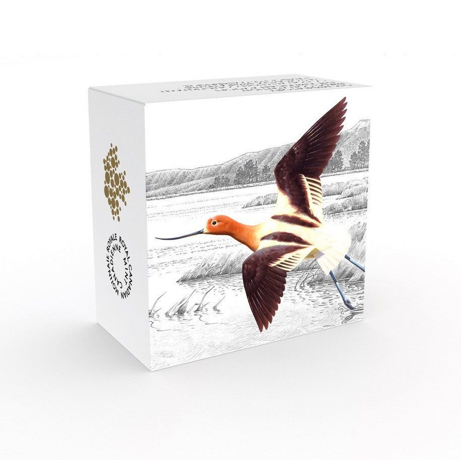 2016 $20 The Migratory Birds Convention: 100 Years of Protection The American Avocet - Pure Silver Coin