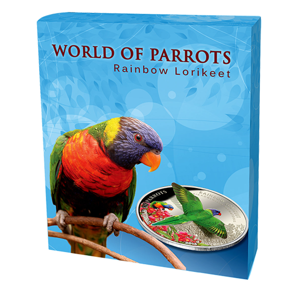 2015 $5 World of Parrots: Rainbow Lorikeet - Sterling Silver Coin