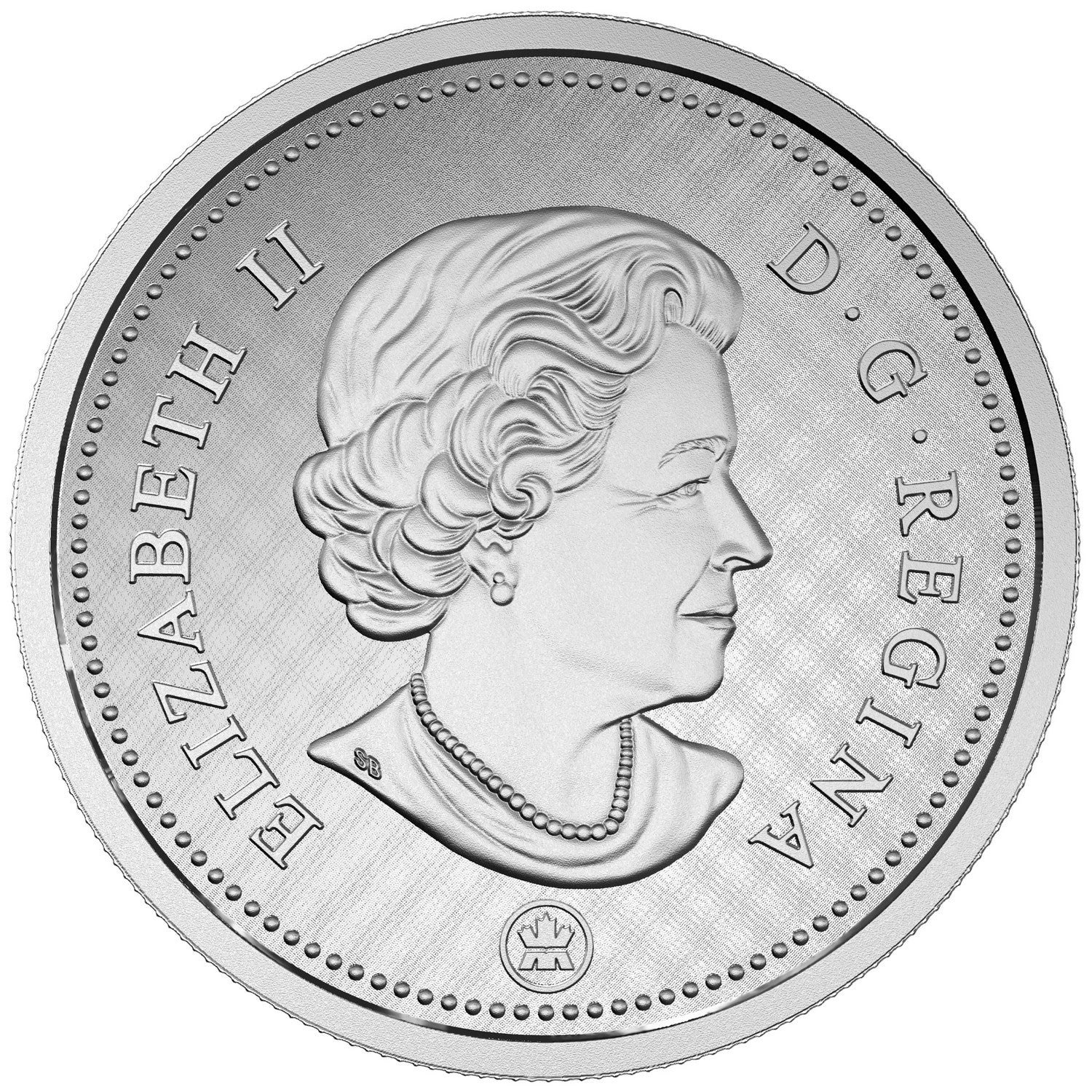 2016 5c Coloured Big Coin Series: Beaver - Pure Silver Coin