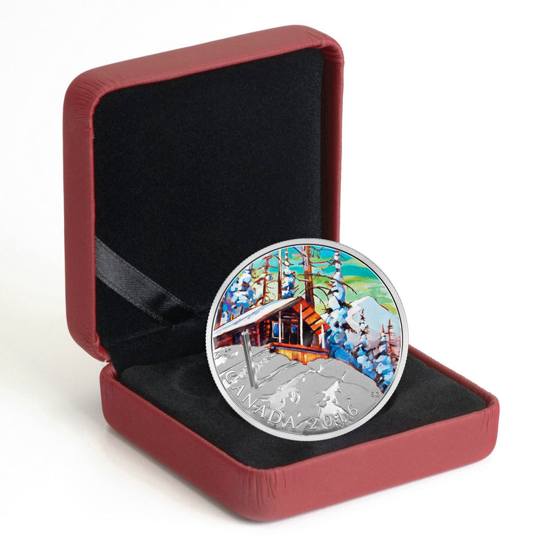 2016 $20 Canadian Landscapes: Ski Chalet - Pure Silver Coin