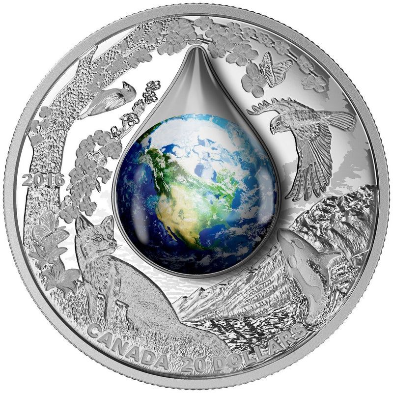 2016 $20 Mother Earth - Pure Silver Coin