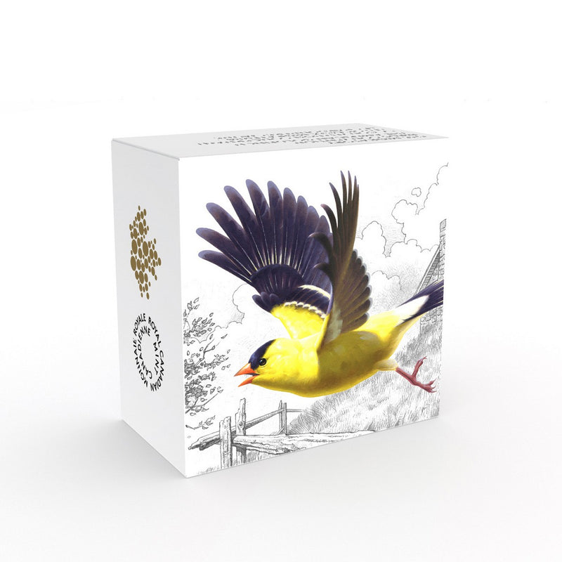 2016 $20 The Migratory Birds Convention: 100 Years of Protection The American Goldfinch - Pure Silver Coin